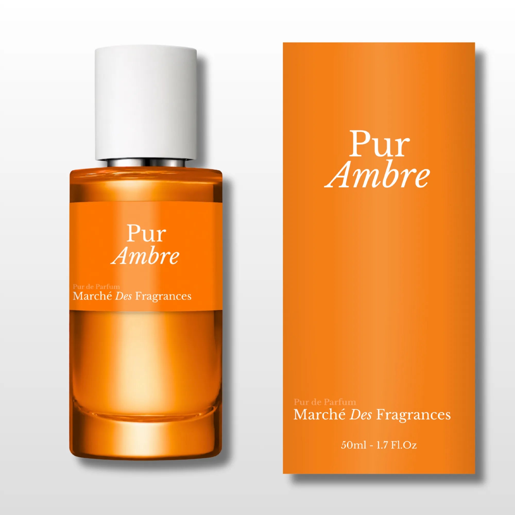 Boite packaging Pur ambre parfum au note de ambre univers du parfum collection authentique