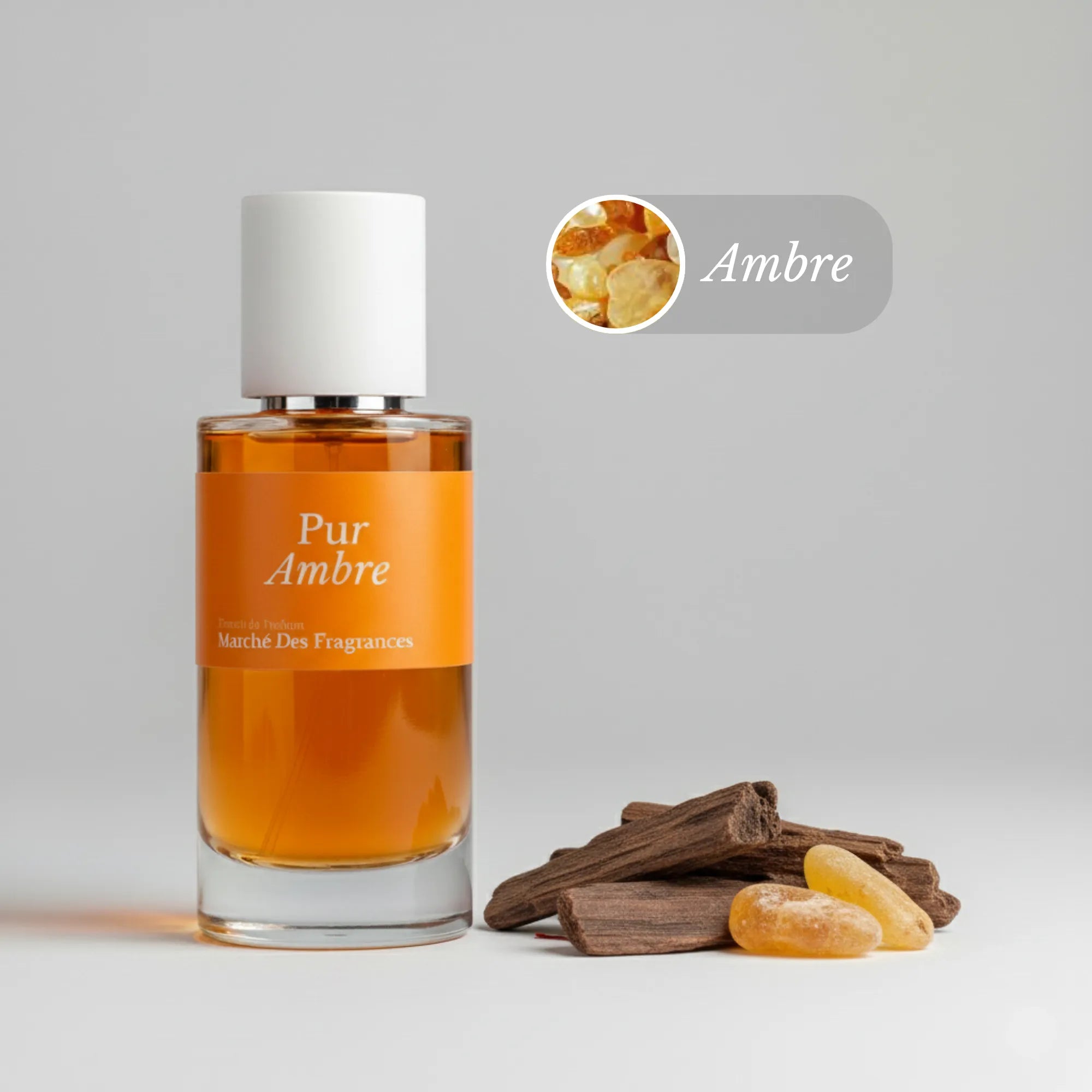 Composition Pur ambre parfum au note de ambre univers du parfum collection authentique