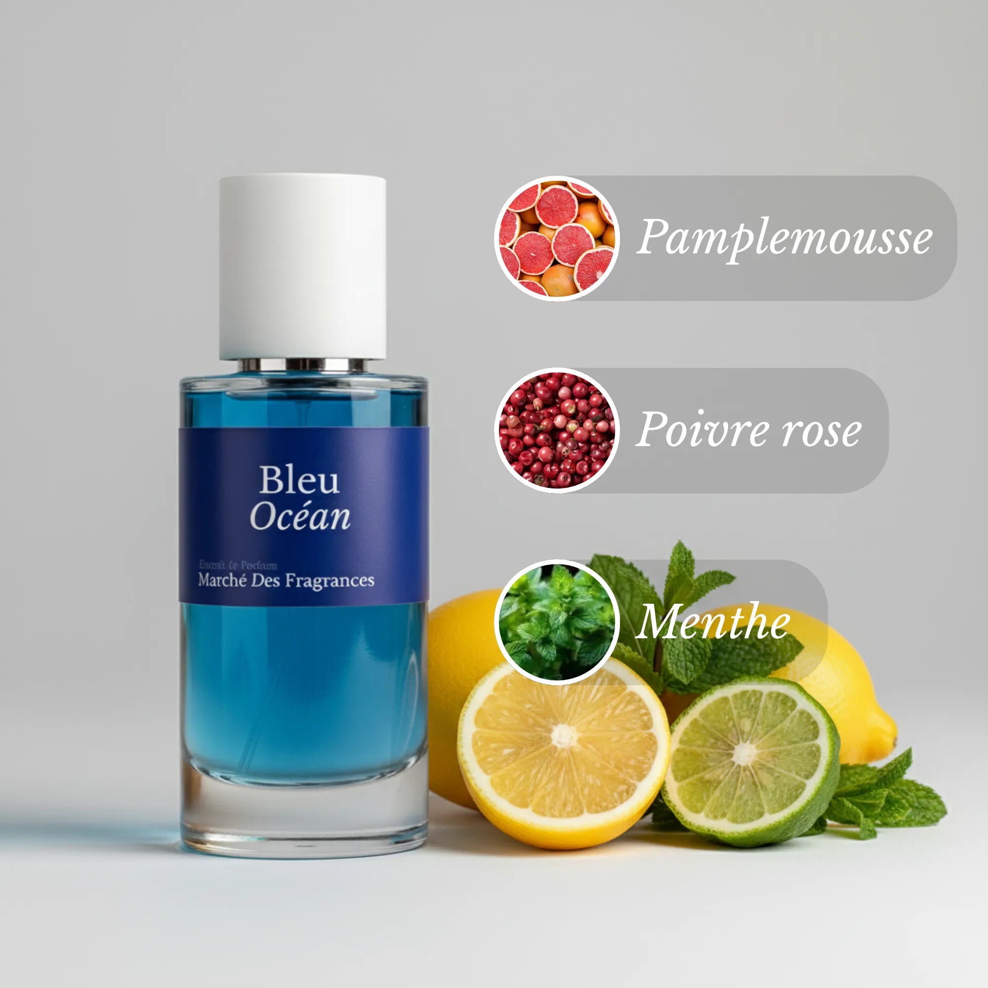 Composition ingredient Inspiration dupe bleu de chanel parfum