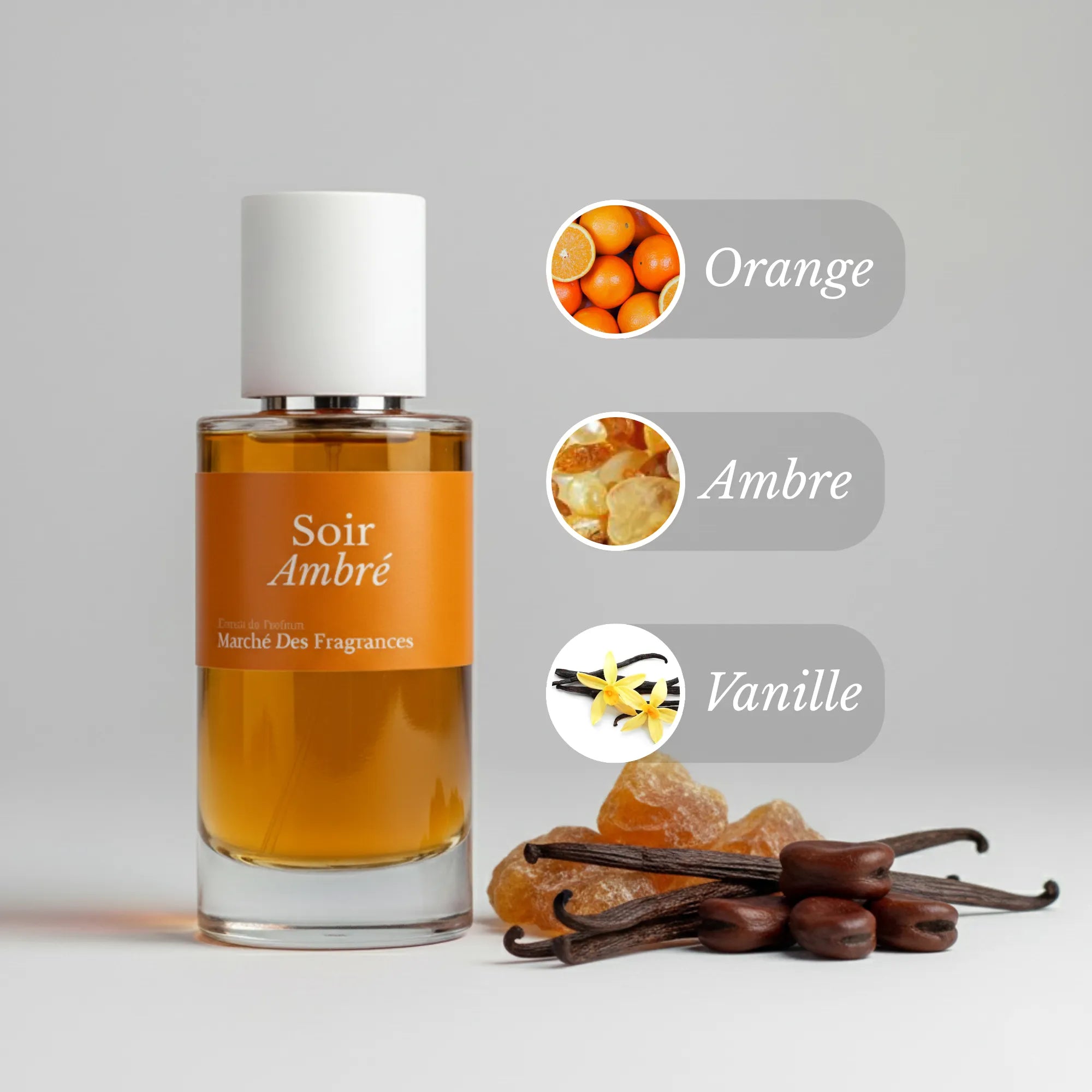 Ingredient Grand Soir MFK inspiration dupes pas cher Soir Ambre