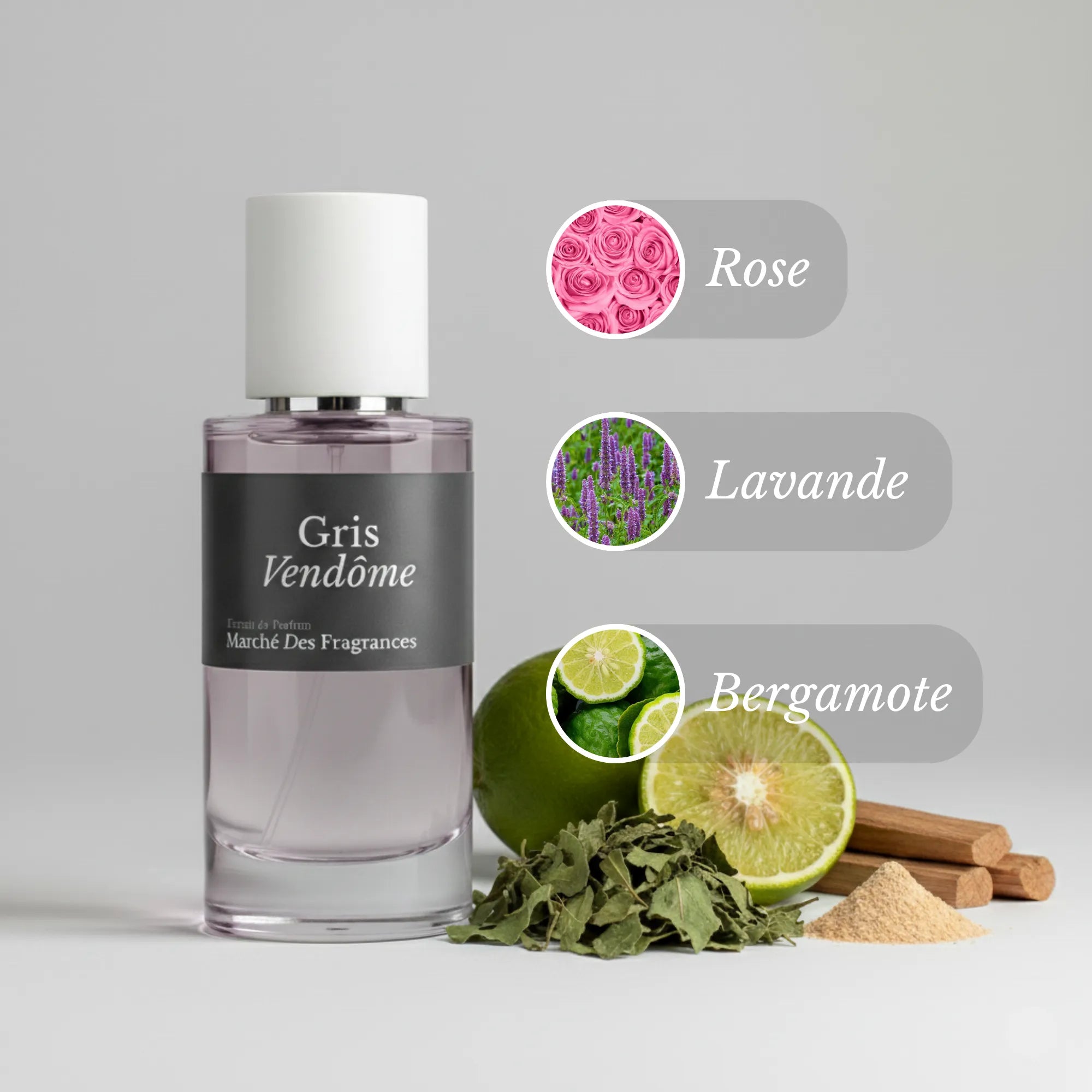 Ingredient composition Gris Dior Montaigne inspiration dupes pas cher